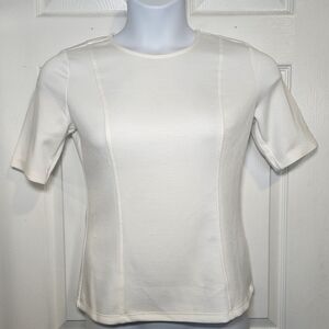 Banana Republic, Fitted, Short Sleeve Blouse. Size S